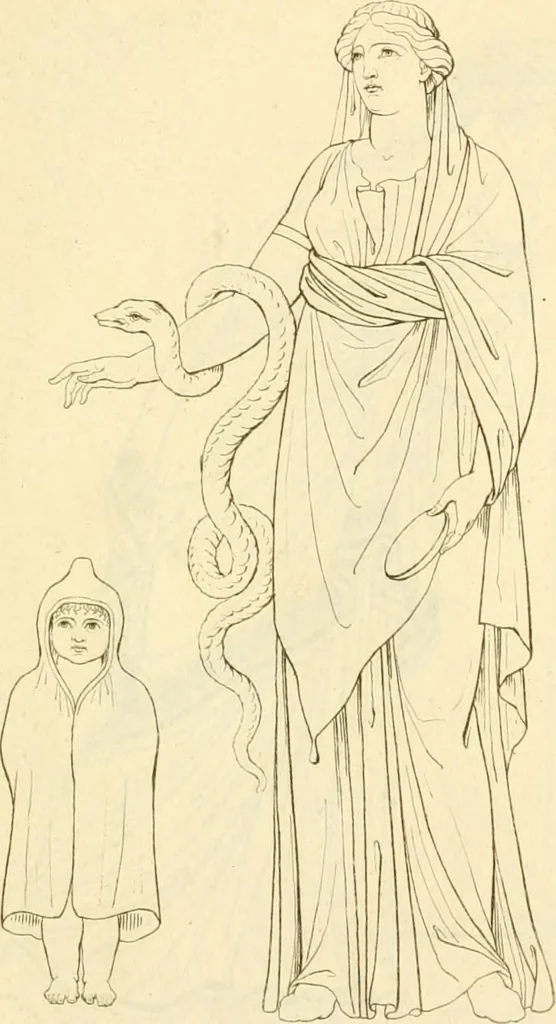 An illustration from Costume of the ancients, 1812, leaf 406