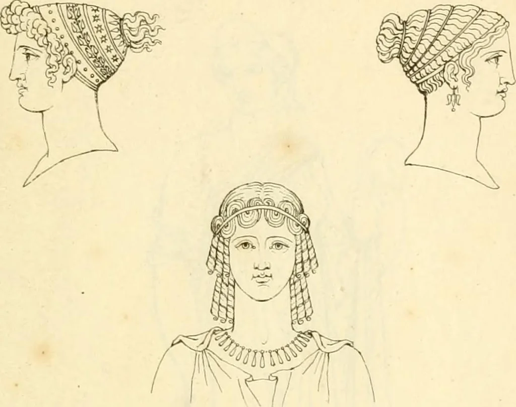 An illustration from Costume of the ancients, 1812, leaf 410