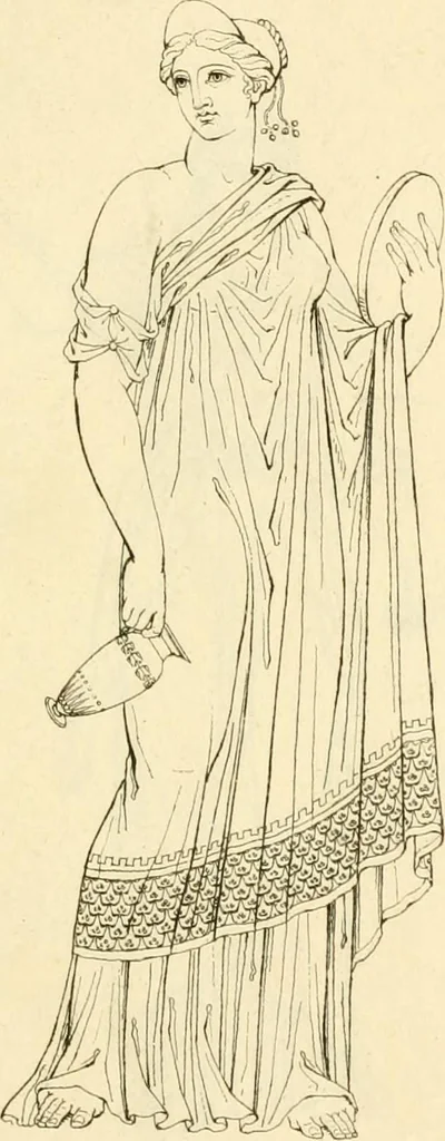 An illustration from Costume of the ancients, 1812, leaf 412