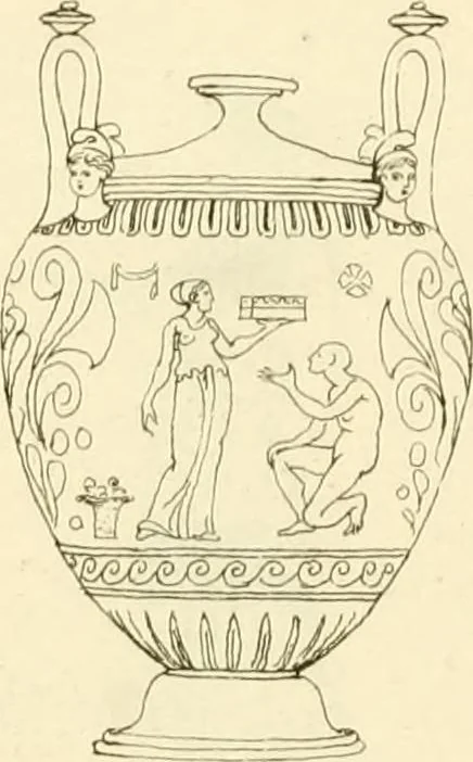 An illustration from Costume of the ancients, 1812, leaf 424