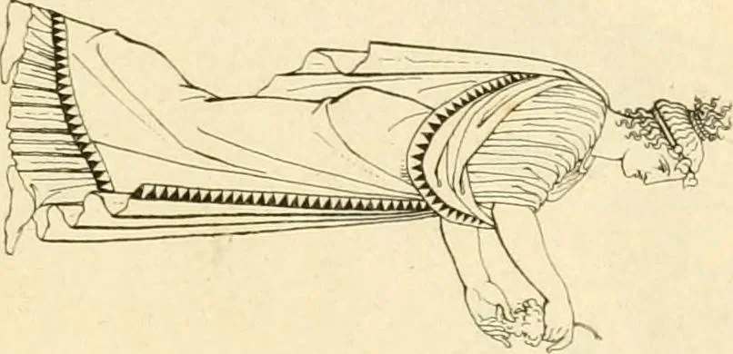 An illustration from Costume of the ancients, 1812, leaf 428