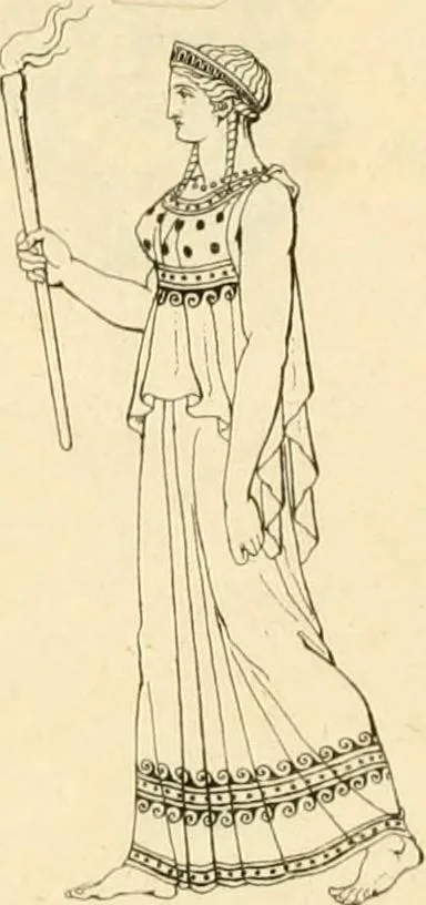 An illustration from Costume of the ancients, 1812, leaf 428