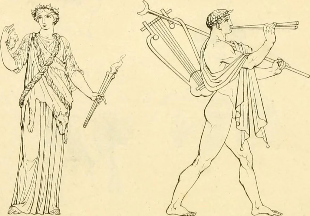 An illustration from Costume of the ancients, 1812, leaf 432