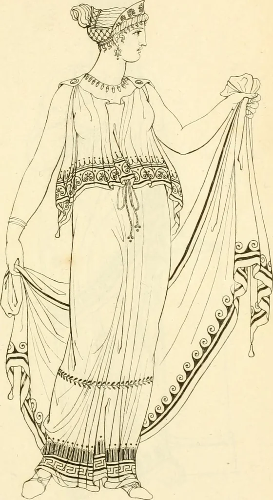 An illustration from Costume of the ancients, 1812, leaf 442