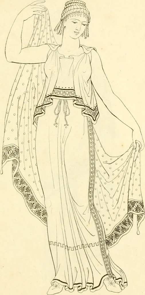 An illustration from Costume of the ancients, 1812, leaf 456