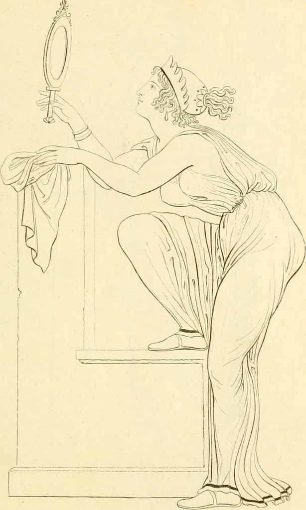 An illustration from Costume of the ancients, 1812, leaf 464