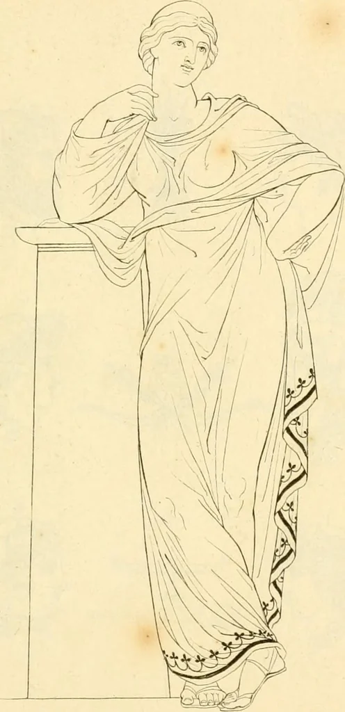 An illustration from Costume of the ancients, 1812, leaf 466