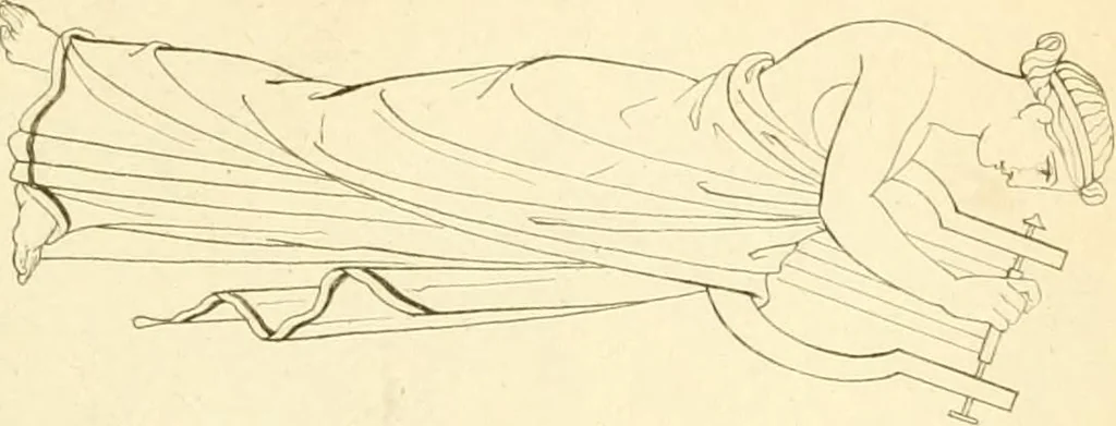 An illustration from Costume of the ancients, 1812, leaf 476