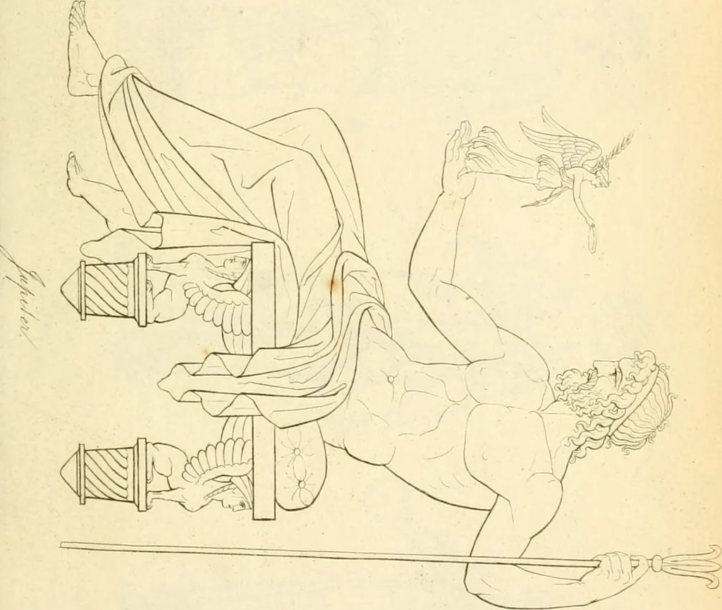 An illustration from Costume of the ancients, 1812, leaf 478