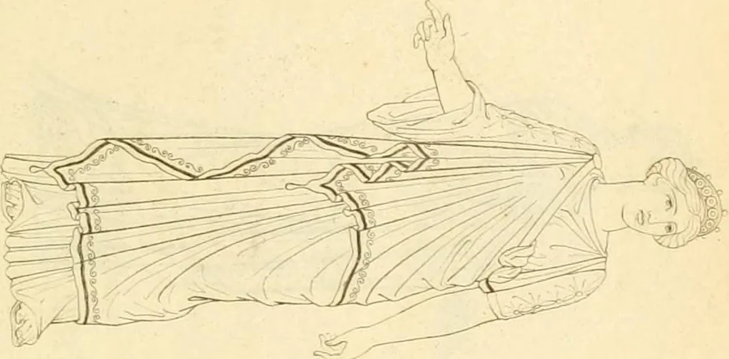 An illustration from Costume of the ancients, 1812, leaf 480