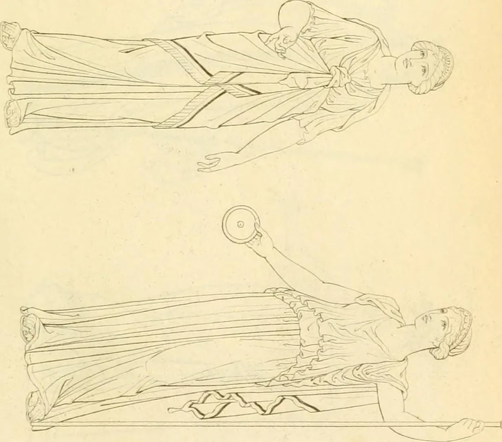 An illustration from Costume of the ancients, 1812, leaf 480