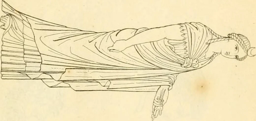 An illustration from Costume of the ancients, 1812, leaf 482