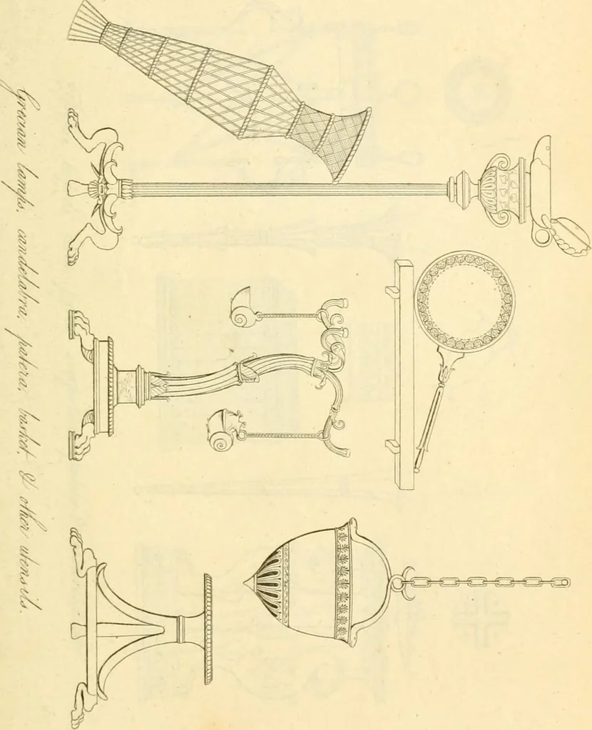 An illustration from Costume of the ancients, 1812, leaf 490