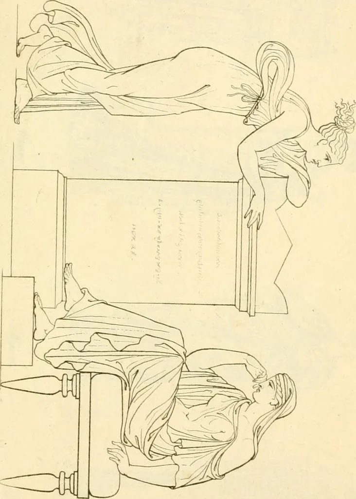 An illustration from Costume of the ancients, 1812, leaf 498