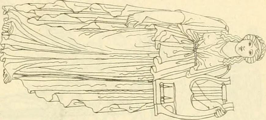 An illustration from Costume of the ancients, 1812, leaf 500