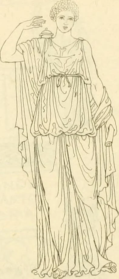 An illustration from Costume of the ancients, 1812, leaf 500