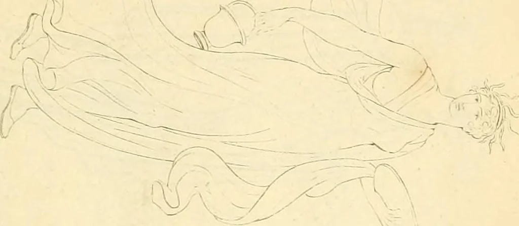 An illustration from Costume of the ancients, 1812, leaf 504