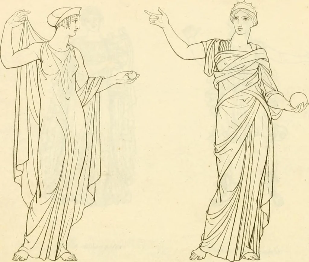 An illustration from Costume of the ancients, 1812, leaf 506