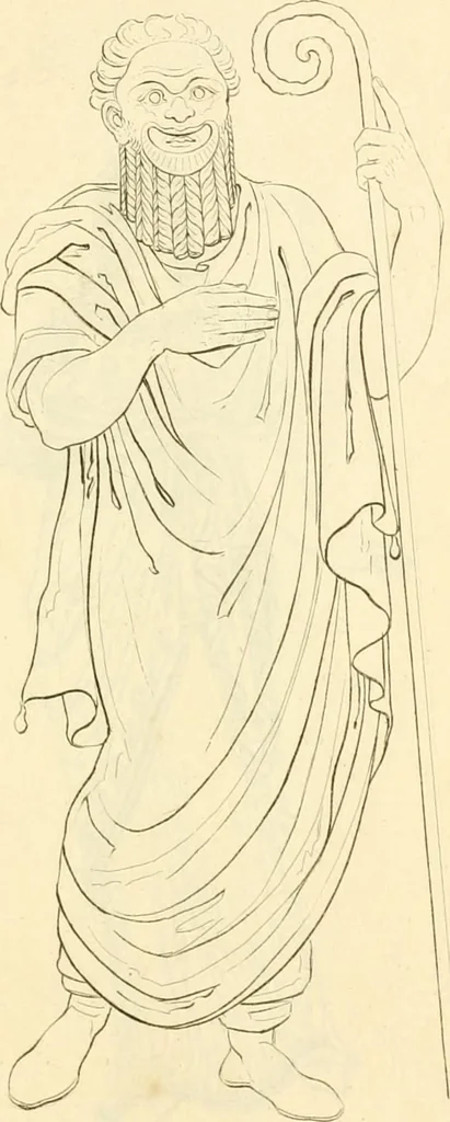 An illustration from Costume of the ancients, 1812, leaf 512