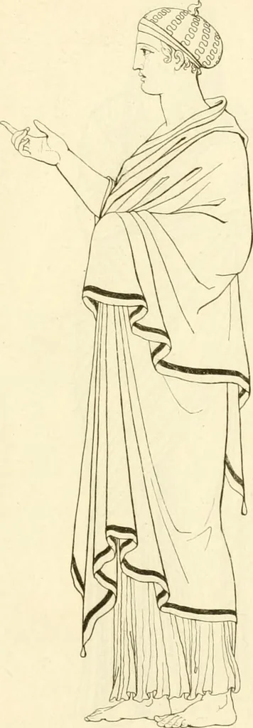 An illustration from Costume of the ancients, 1812, leaf 518