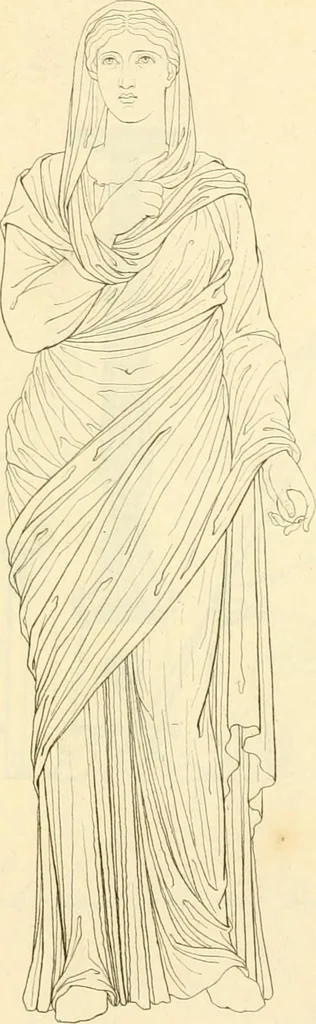 An illustration from Costume of the ancients, 1812, leaf 520