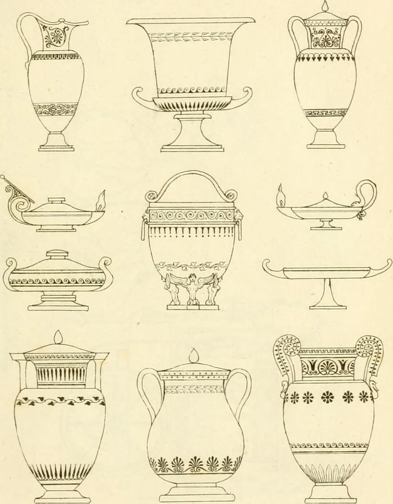 An illustration from Costume of the ancients, 1812, leaf 528