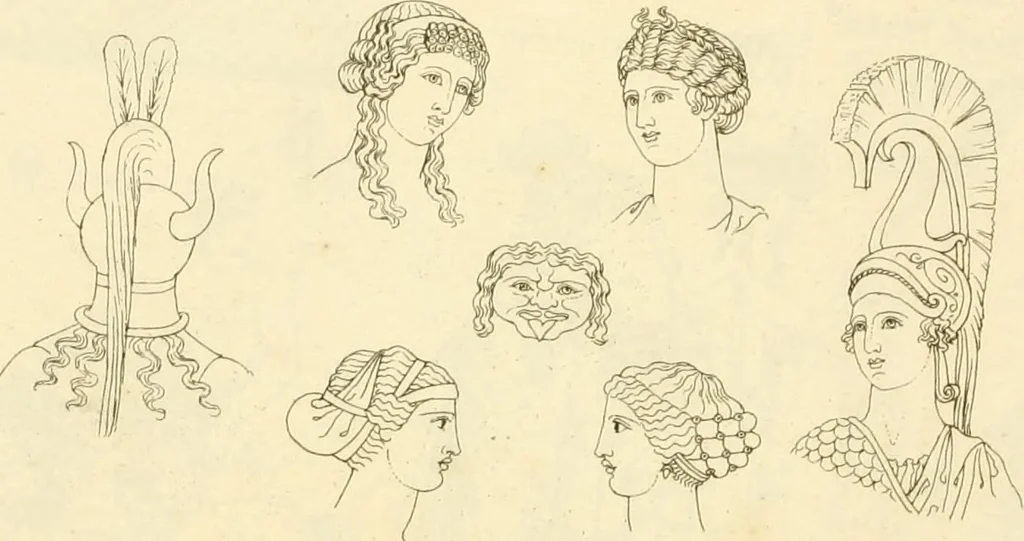 An illustration from Costume of the ancients, 1812, leaf 532