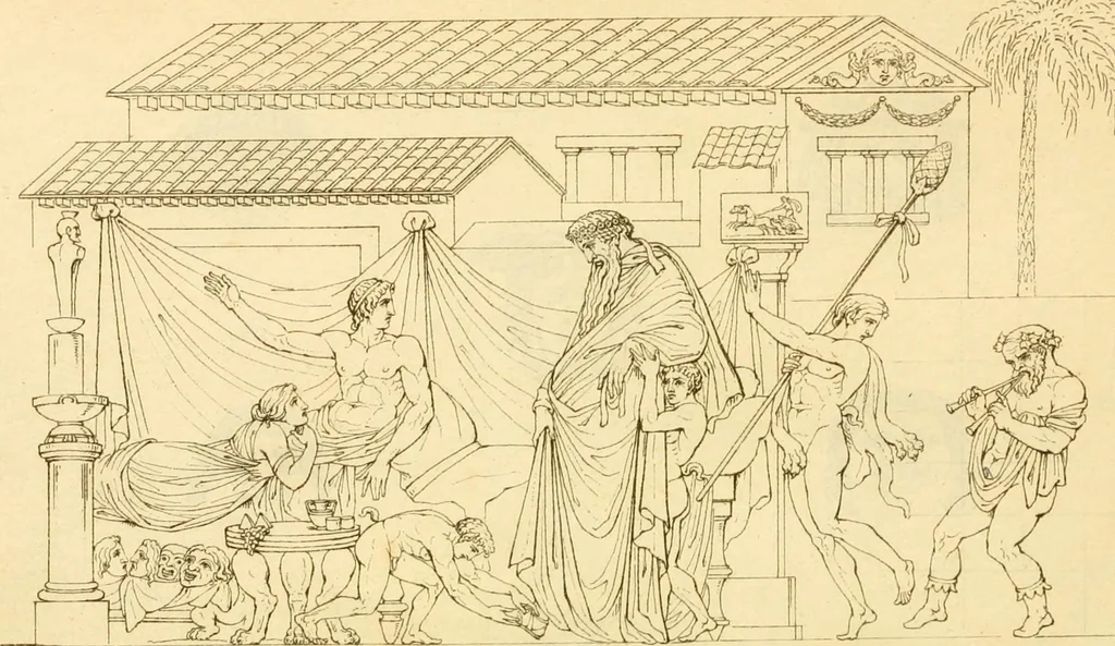An illustration from Costume of the ancients, 1812, leaf 534