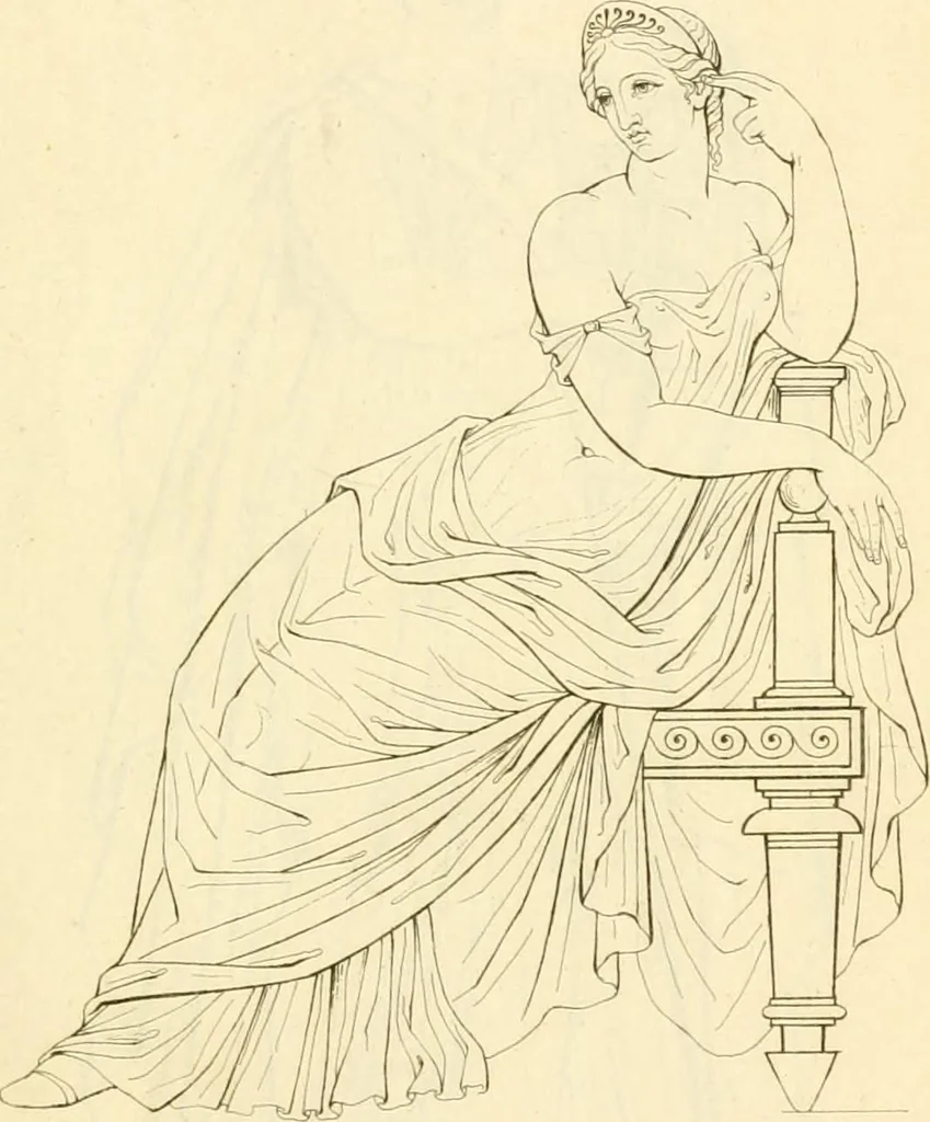 An illustration from Costume of the ancients, 1812, leaf 542