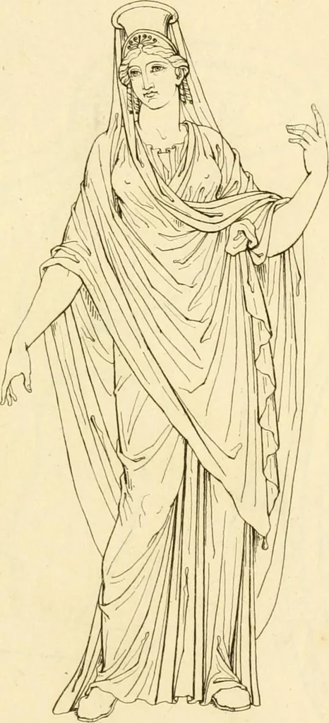 An illustration from Costume of the ancients, 1812, leaf 556