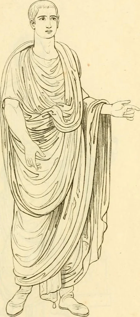 An illustration from Costume of the ancients, 1812, leaf 560