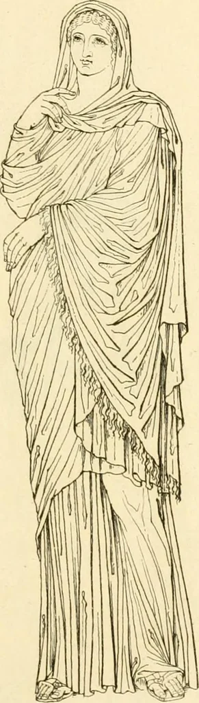 An illustration from Costume of the ancients, 1812, leaf 566