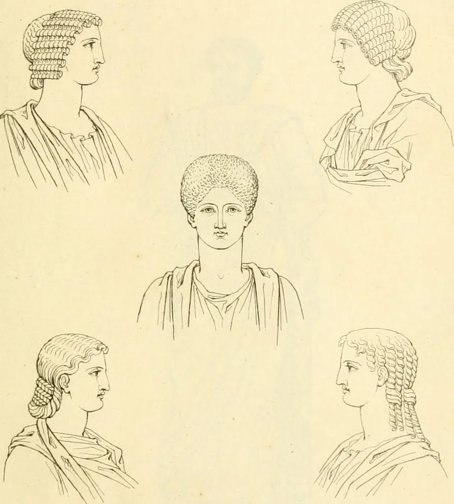 An illustration from Costume of the ancients, 1812, leaf 568