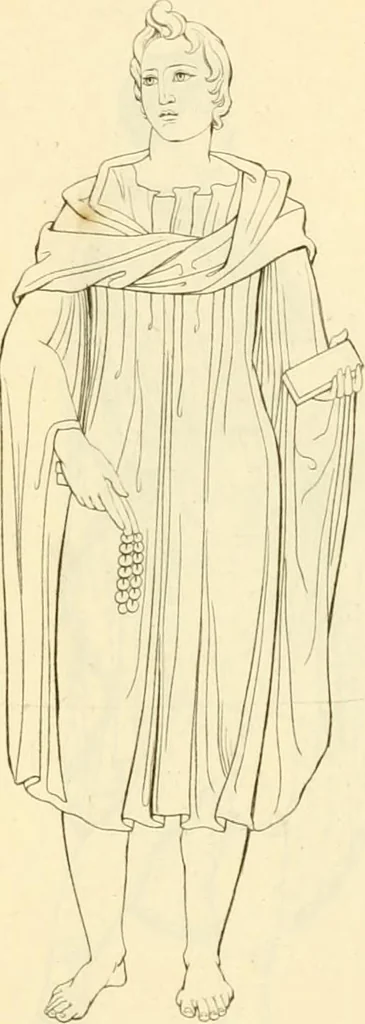 An illustration from Costume of the ancients, 1812, leaf 582