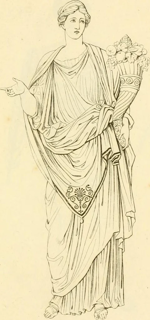 An illustration from Costume of the ancients, 1812, leaf 608