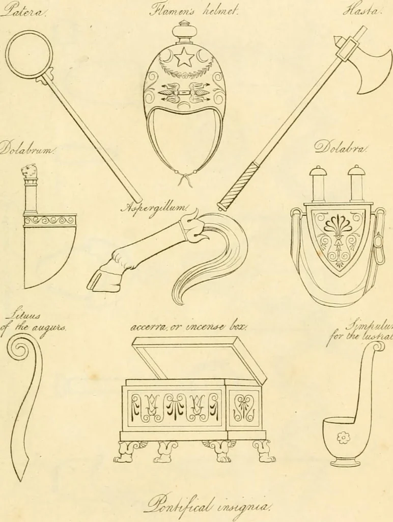 An illustration from Costume of the ancients, 1812, leaf 618