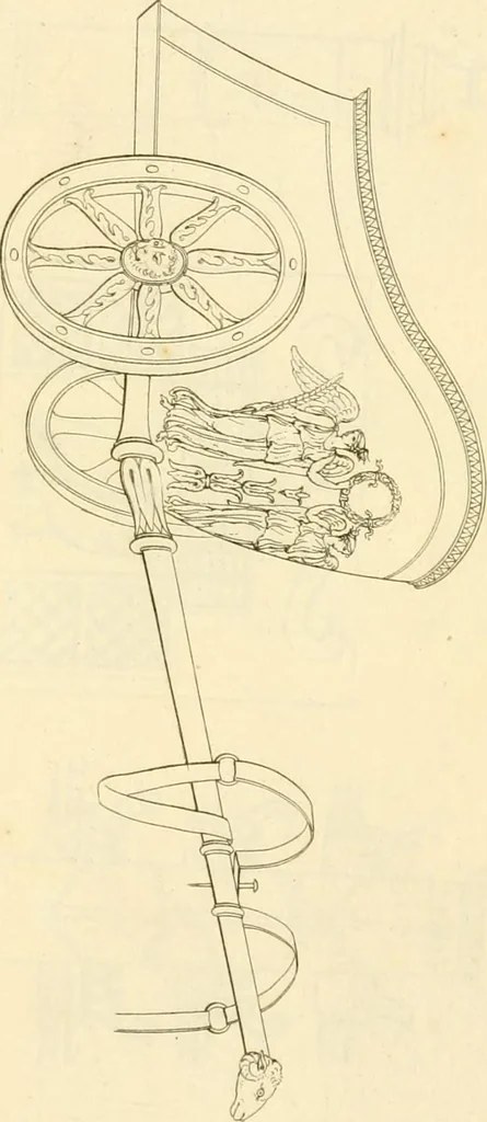 An illustration from Costume of the ancients, 1812, leaf 628