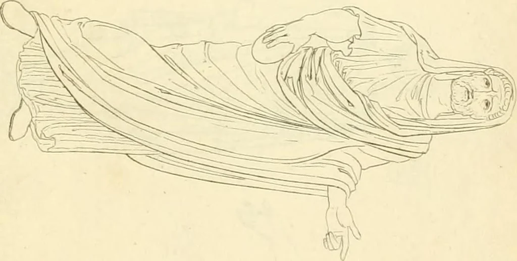 An illustration from Costume of the ancients, 1812, leaf 650