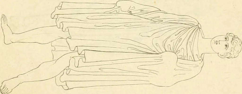 An illustration from Costume of the ancients, 1812, leaf 650