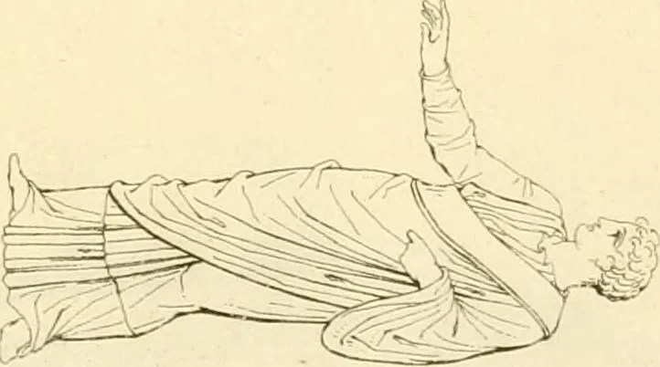 An illustration from Costume of the ancients, 1812, leaf 654