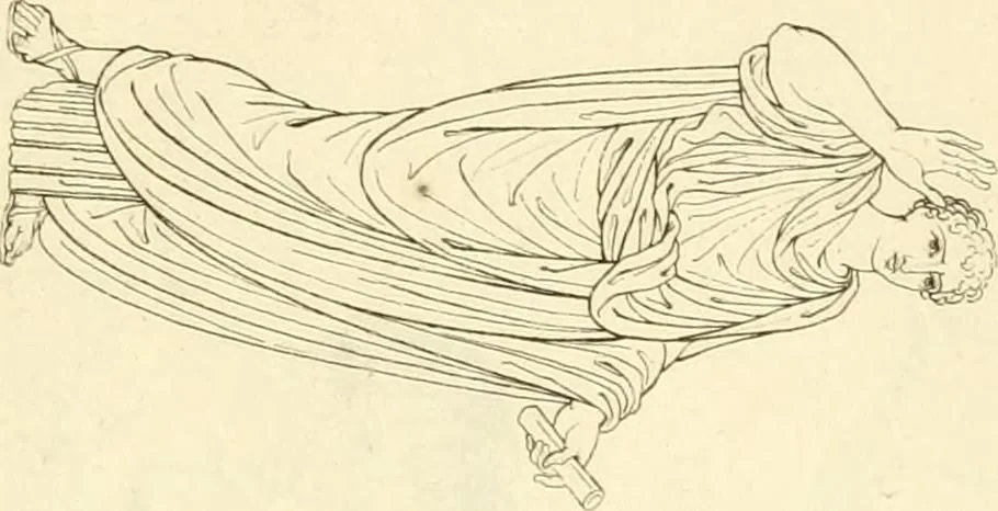 An illustration from Costume of the ancients, 1812, leaf 656