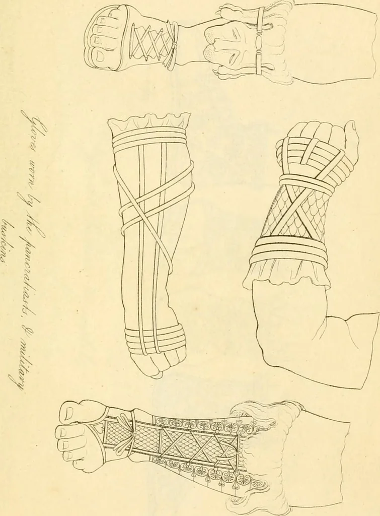 An illustration from Costume of the ancients, 1812, leaf 662