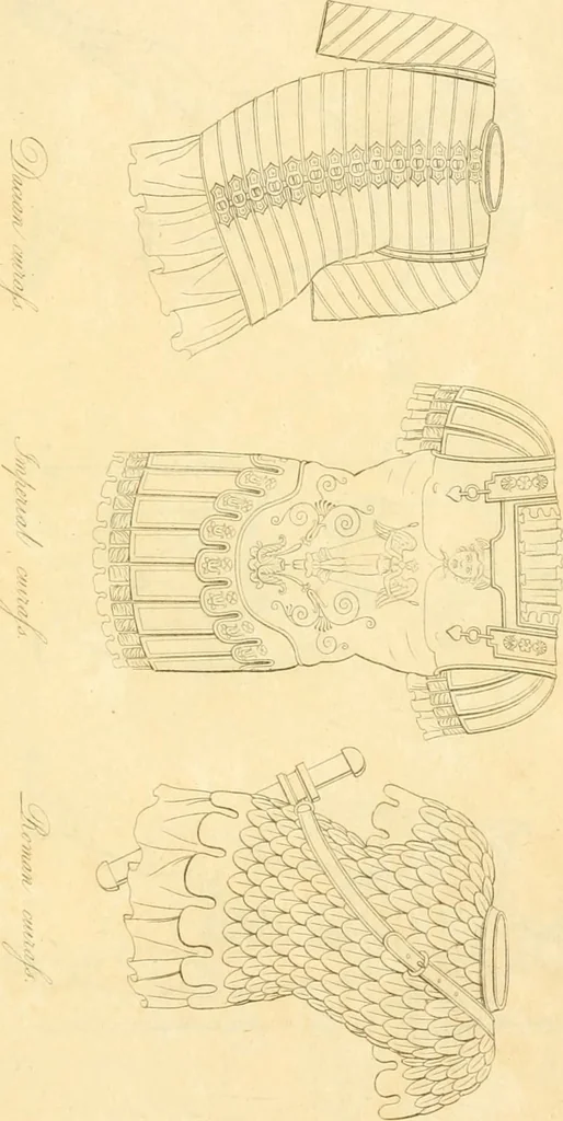An illustration from Costume of the ancients, 1812, leaf 670
