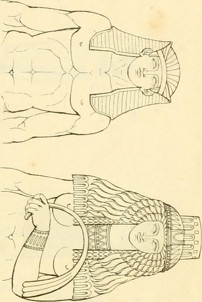 An illustration from Costume of the ancients, 1812, leaf 80