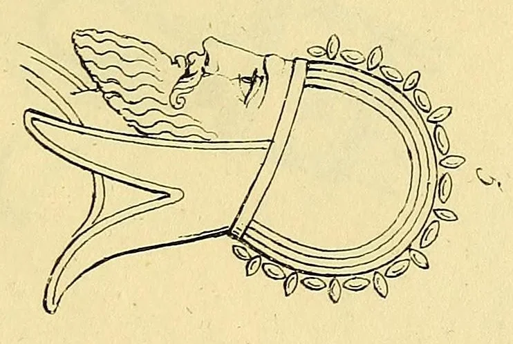An illustration from Costume of the ancients, 1812, leaf 105