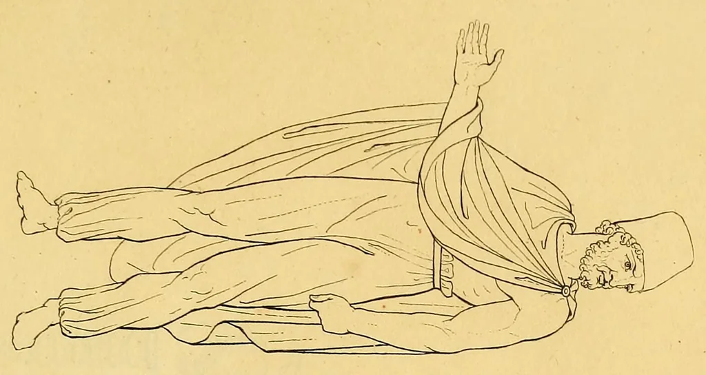 An illustration from Costume of the ancients, 1812, leaf 123