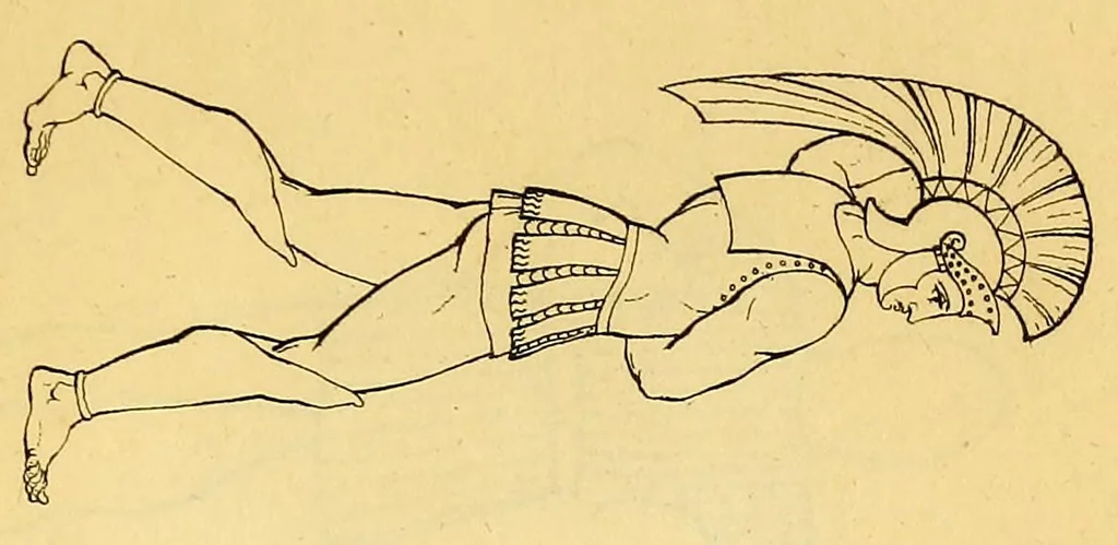 An illustration from Costume of the ancients, 1812, leaf 155