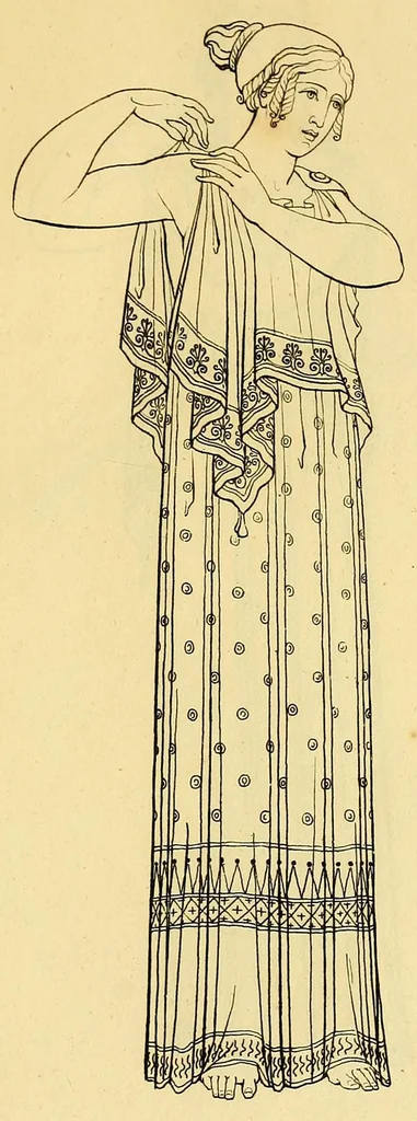 An illustration from Costume of the ancients, 1812, leaf 201