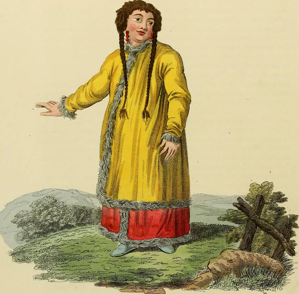 An illustration from Costume of the Russian empire : illustrated by upwards of seventy richly coloured engravings .., 1811, leaf 127