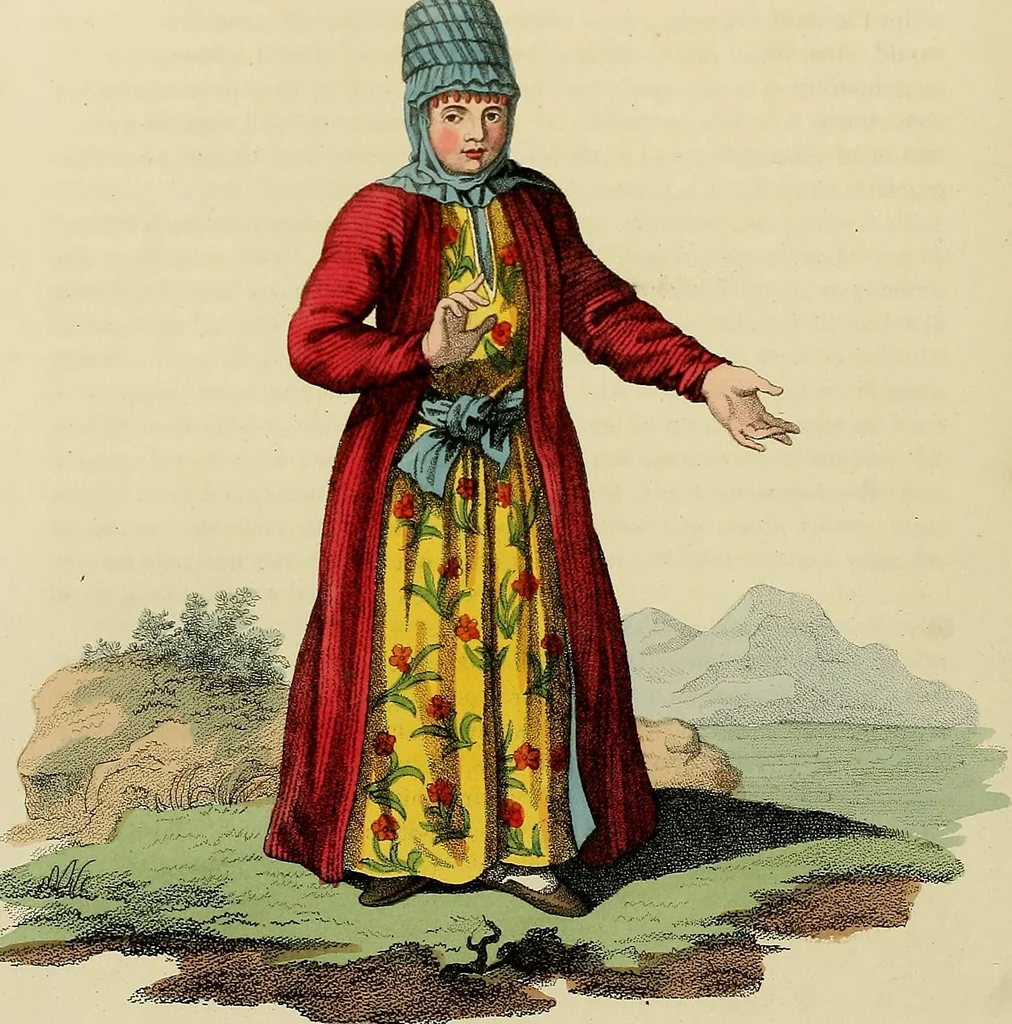 An illustration from Costume of the Russian empire : illustrated by upwards of seventy richly coloured engravings .., 1811, leaf 147